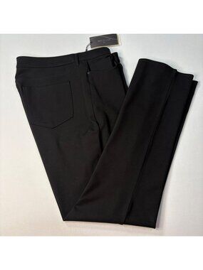 NYDJ Marilyn Straight Black Pants 14W Lift Tuck Sculpt Technology NWT